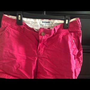 Old Navy pink shorts